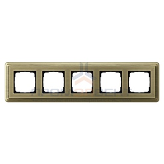 Рамка 5-ая Gira ClassiX Бронза/Бронза