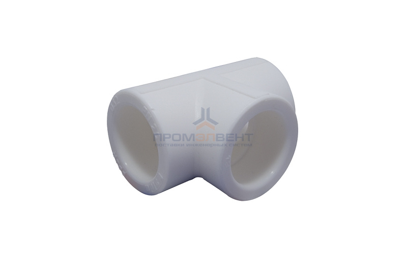 Тройник KALDE - 50 (для полипропиленовых труб под пайку, цвет белый)