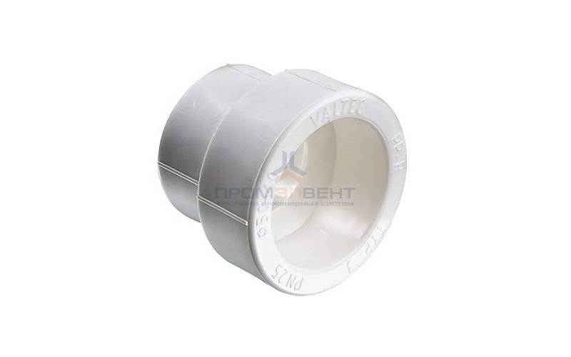 Муфта редукционная VALTEC VTp.705 - 32 x 25 (для полипропиленовых труб под пайку, цвет белый)