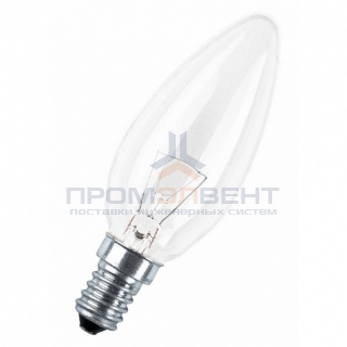 Лампа накаливания свеча Osram CLASSIC B CL 25W E14 прозрачная