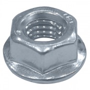 Гайка с насечкой, препятствующей откручиванию М6 HDZ горячеоцинкованная DKC