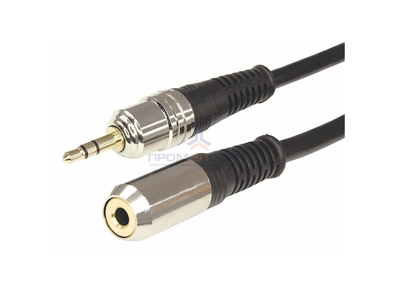Шнур 3.5 Stereo Plug-3.5 Stereo Jack 3М GOLD-металл