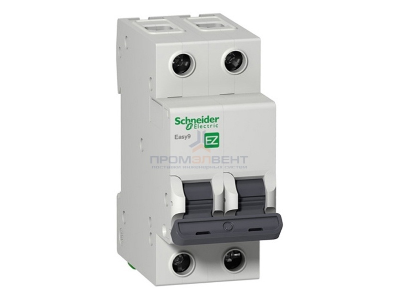 Автоматический выключатель Schneider Electric EASY 9 2П 16А B 4,5кА 230В (автомат)