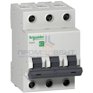 Автоматический выключатель Schneider Electric EASY 9 3П 25А С 4,5кА 400В (автомат)