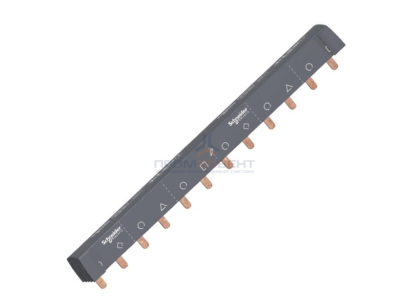 Гребенчатая шинка Schneider Electric 4П (NL1NL2…NL3) 12 модулей 100А