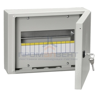 Щит металлический ЩРн-12з-0 74 У2 IP54 на 12 модулей навесной 240х330х120 ИЭК