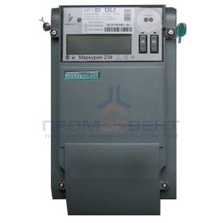 Электросчетчик Меркурий 234 АRТ-01 OL1 5-60А 220/380В Кл.т.1,0/2,0 Мн.т. ЖКИ Встр.реле RS-485 PLC-I